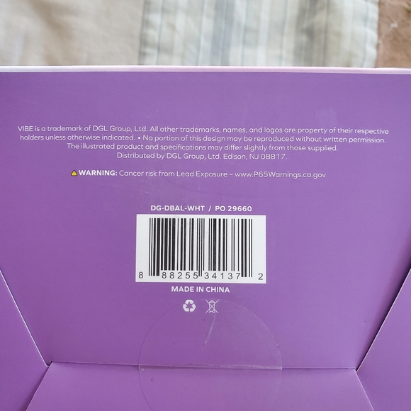 NIB Vibe Multicolor LED Disco‎ Ball Battery Operated - Picture 7 of 7